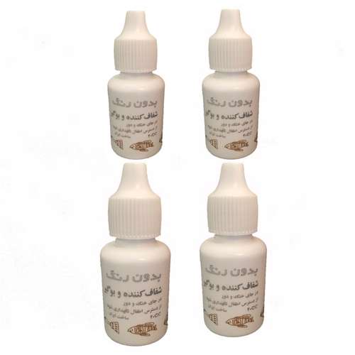 محلول شفاف کننده آب آکواریوم مدل 080 حجم 80 میلی لیتر مجموعه 4 عددی