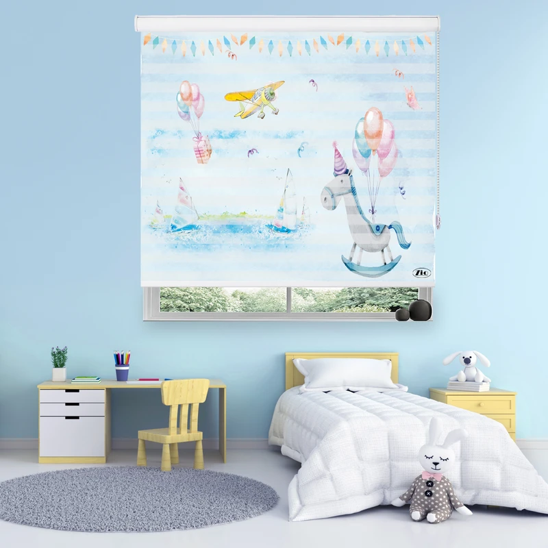 پرده زبرا زیو مدل K-3006 سایز 150x200 سانتی متر