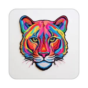 زیر لیوانی کاکتی طرح شیر مدل mp23109