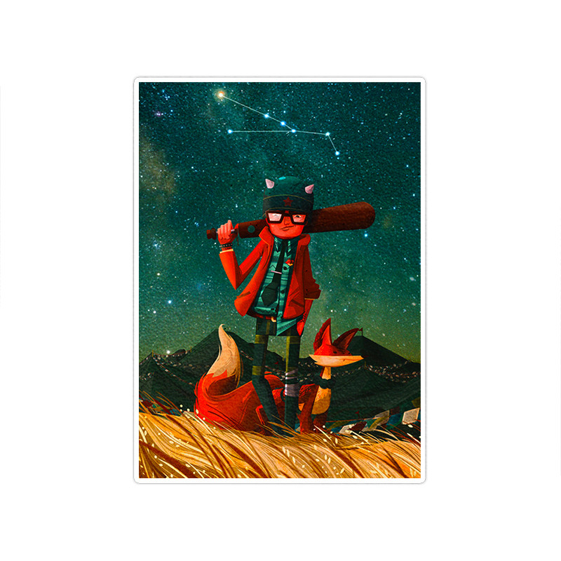 استیکر تزئینی موبایل و تبلت ماسا دیزاین مدل stkv0147 طرح شازده کوچولو