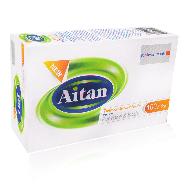 پودر موبر آیتن مدل Twin 100 وزن 100 گرم مجموعه 60 عددی