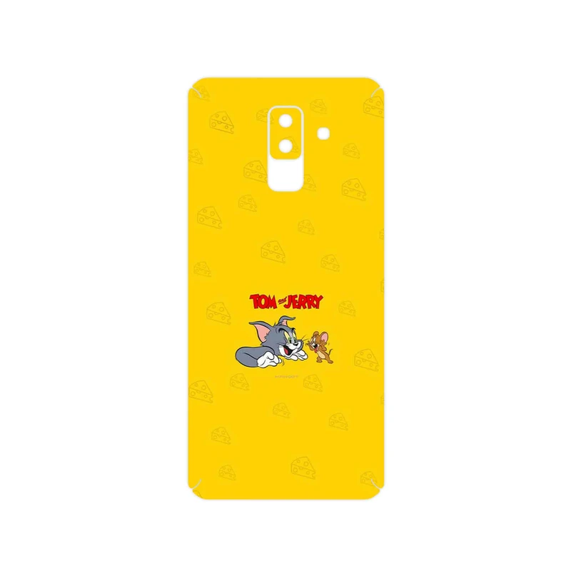 برچسب پوششی ماهوت مدل Tom and Jerry مناسب برای گوشی موبایل سامسونگ Galaxy A6 Plus 2018