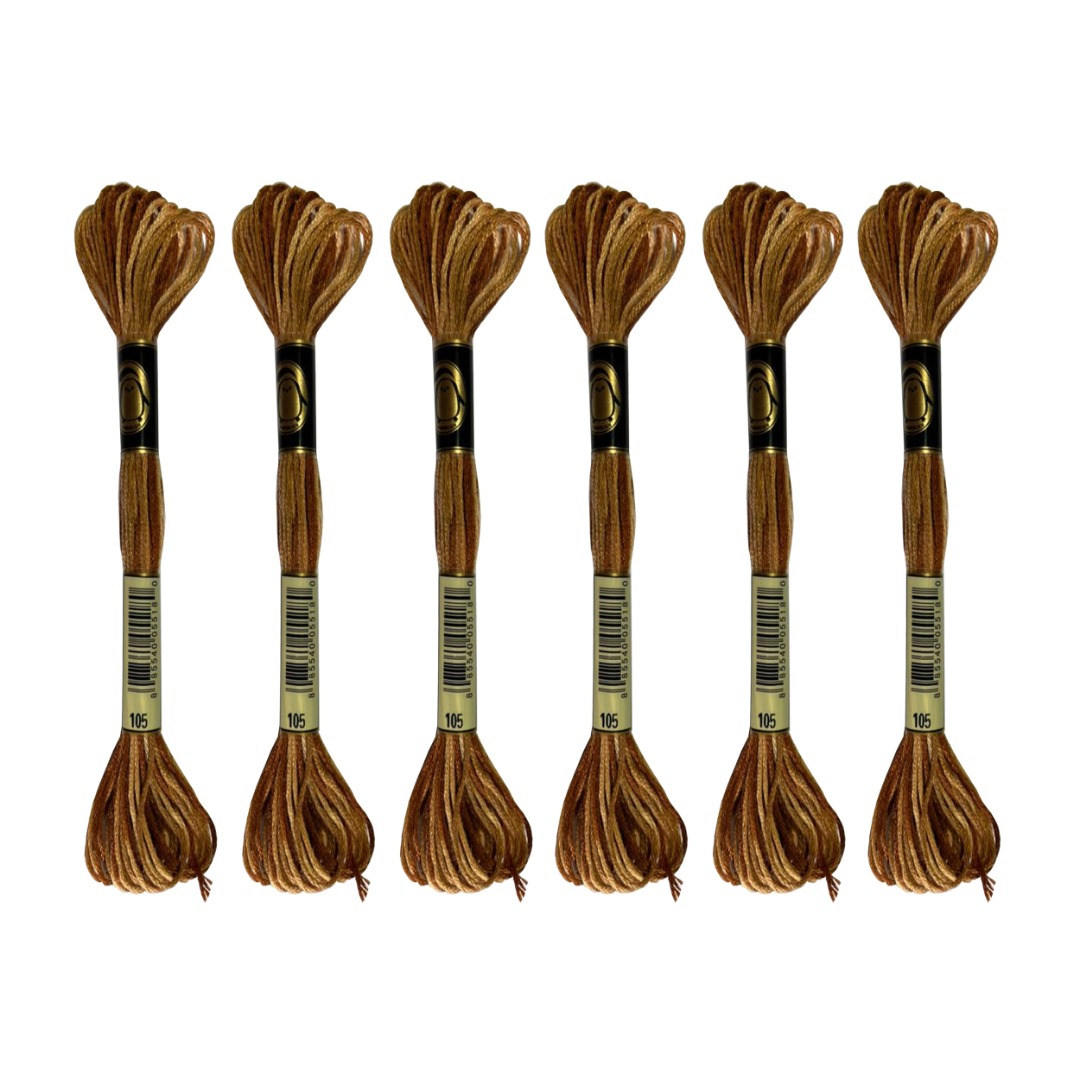 نخ گلدوزی پنگوئن مدل PNG-06 کد P-105 مجموعه 6 عددی