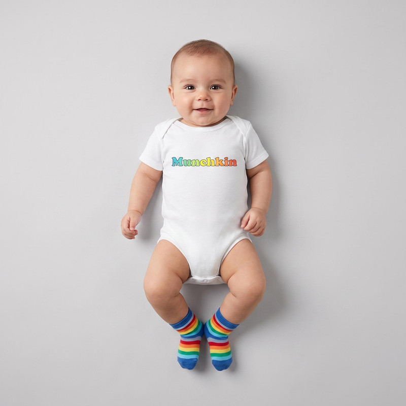 بادی آستین کوتاه نوزادی نیل کوک مدل Munchkin
