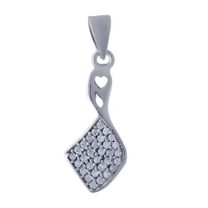   آویز گردنبند نقره زنانه بازرگانی میلادی کد PKR-084