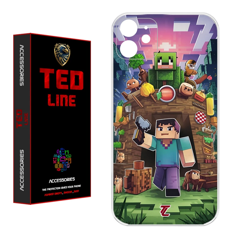 کاور تدلاین طرح ماینکرفت کد 1193 مناسب برای گوشی موبایل اپل Iphone 11