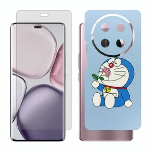 Glass Together model matte screen protector suitable for Honor X9c mobile phone with back cover sticker