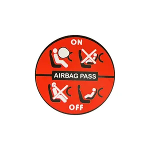 برچسب ایربگ داشبورد خودرو قطعه سازان کبیر مدل CHS-ALL-3071
