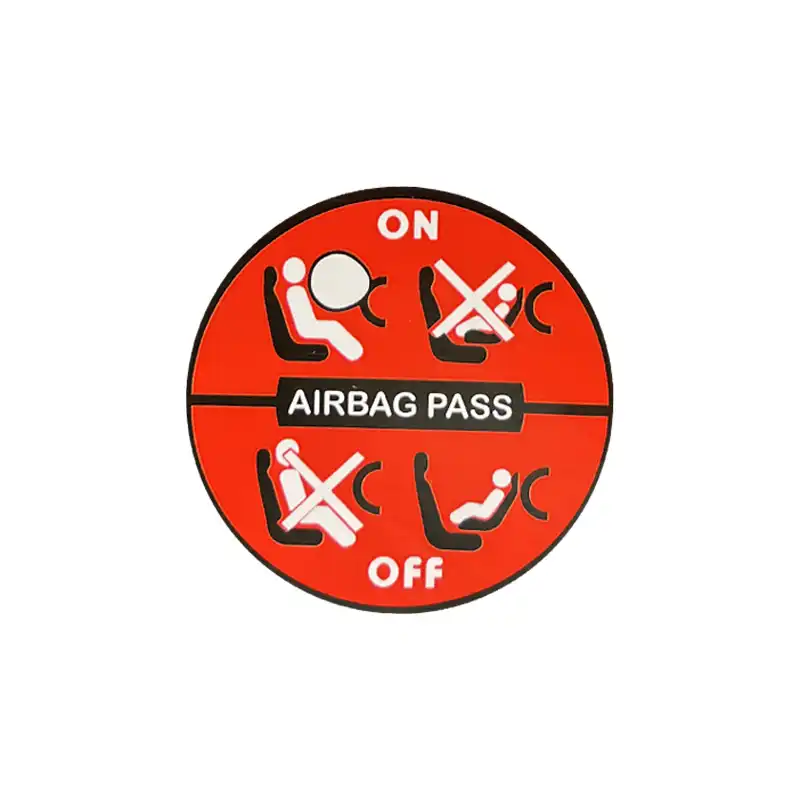 برچسب ایربگ داشبورد خودرو قطعه سازان کبیر مدل CHS-ALL-3071