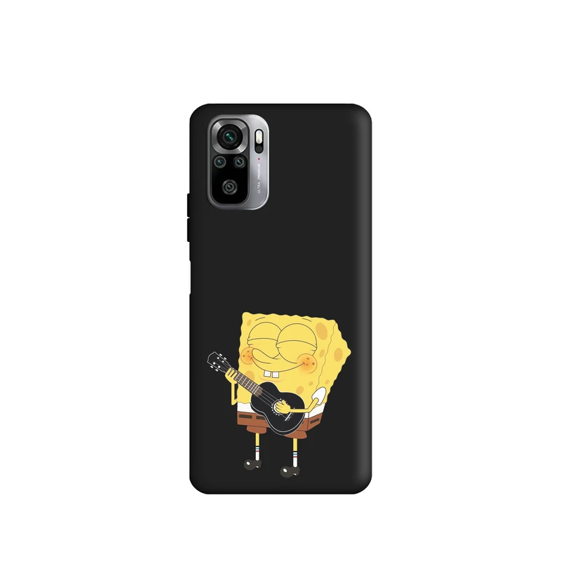 کاور طرح  باب اسفنجی کد u2118 مناسب برای گوشی موبایل شیائومی Redmi Note10 4G / Redmi Note10 Lite