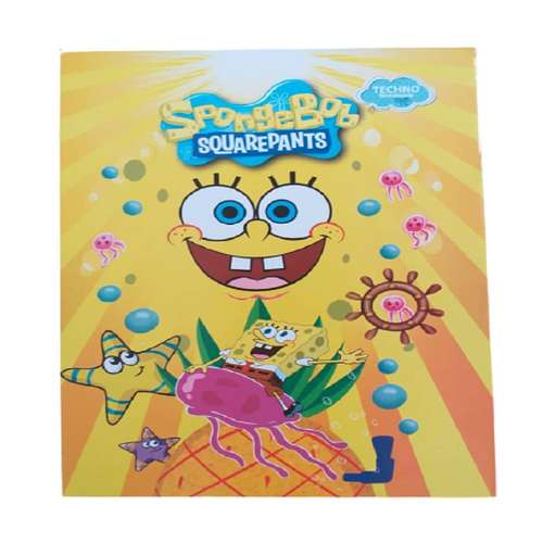 دفتر شطرنجی تکنو مدل باب اسفنجی