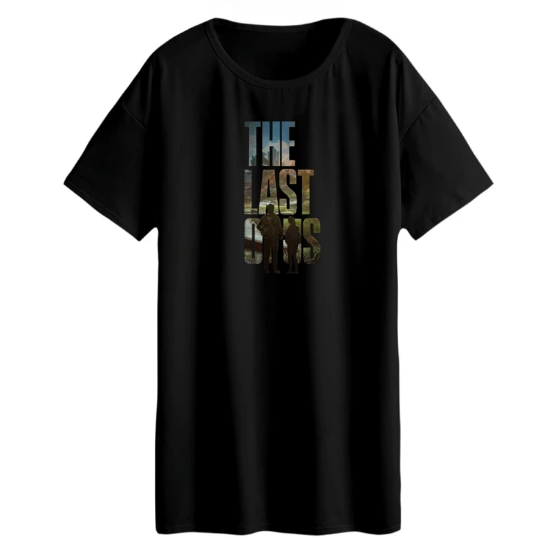 تی شرت لانگ زنانه مدل LAST OF US