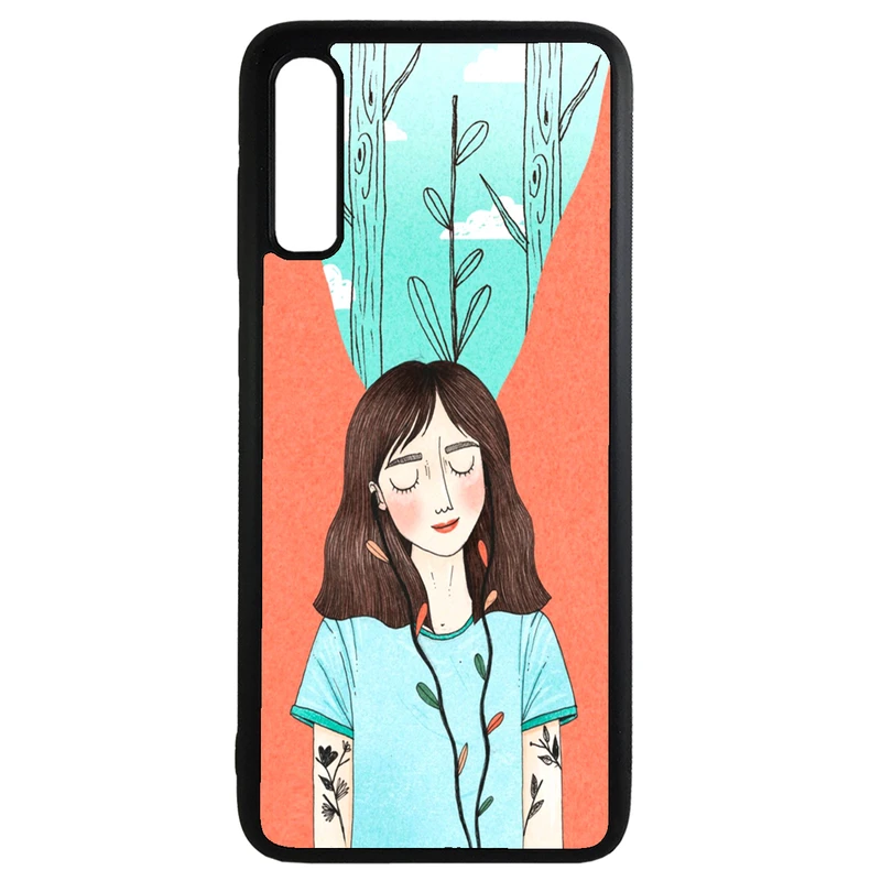 کاور طرح دختر کد 110646 مناسب برای گوشی موبایل سامسونگ galaxy a50s