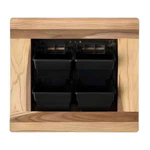 استند گلدان مدل دیواری طرح گرین وال ۴ گلدان