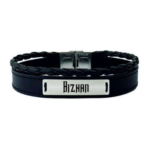 دستبند نقره مردانه ترمه 1 مدل بیژن کد 219 DCHN
