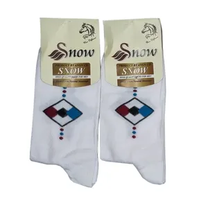 جوراب مردانه مدل لوزی کد 2128 بسته 2 عددی