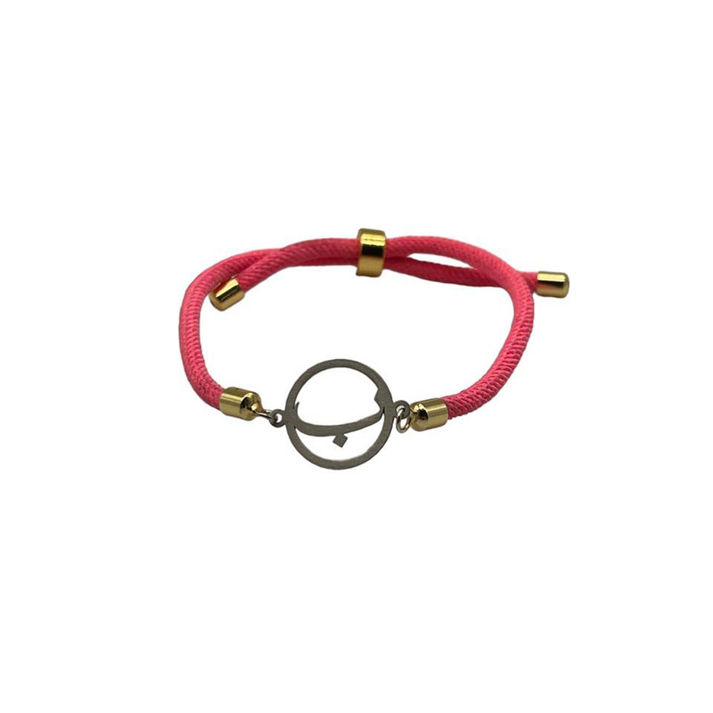 دستبند نقره زنانه مدل حرف ب