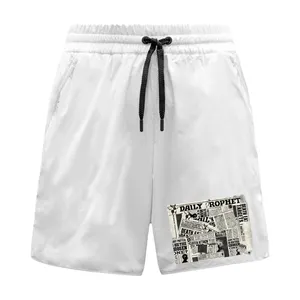 شلوارک مردانه مدل روزنامه کد E555