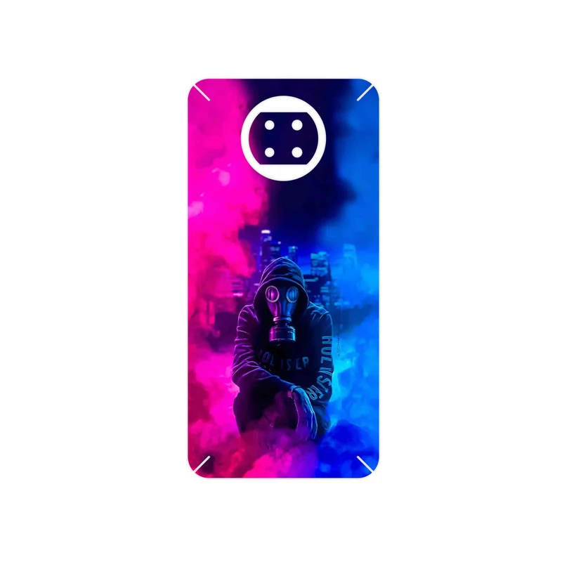 برچسب پوششی ماهوت مدل Smoke Rainbow Digital Art 2 مناسب برای گوشی موبایل شیائومی Redmi Note 9T
