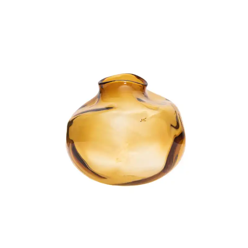 گلدان شیشه ای مدل دست ساز چکه