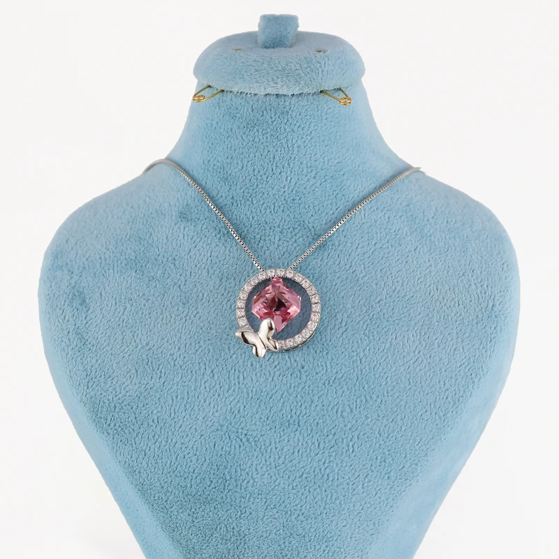 گردنبند زنانه مدل پروانه کد AAB422