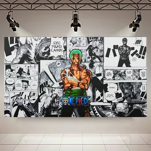پوستر پارچه ای  مدل طرح انیمه وان پیس مدل Roronoa Zoro کد AR30765