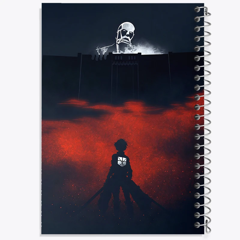 دفتر لیست خرید 50 برگ خندالو طرح انیمه اتک آن تایتان کد F5576