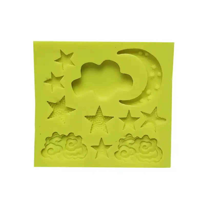 قالب شکلات مدل مولد فوندانت طرح مالد ماه ستاره ابر کد M99
