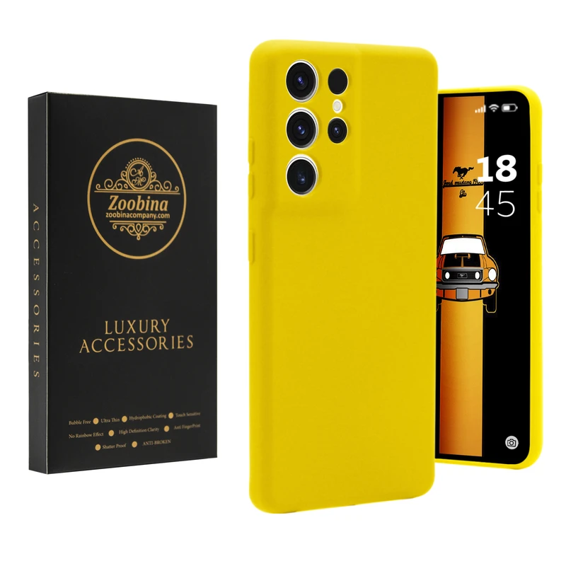 کاور زوبینا مدل سیلیکون مناسب برای گوشی موبایل سامسونگ Galaxy S21 Ultra