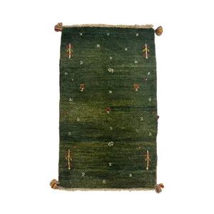 گبه فرش دستباف نیم متری مدل بافت قشقای شیراز کد NKP-sgp36