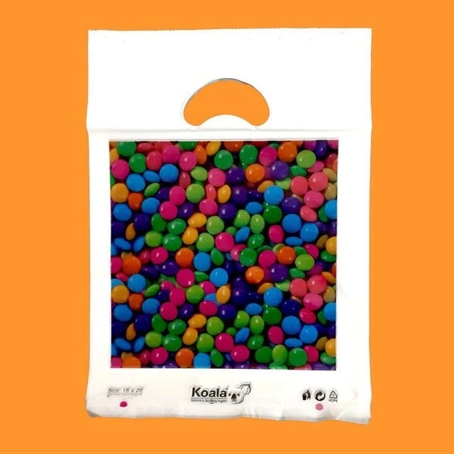 کیسه خرید کوالا مدل دسته موزی بسته 500 عددی