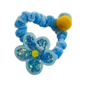 کش مو زنانه مدل فانتزی مخمل آکواریومی کد 20481