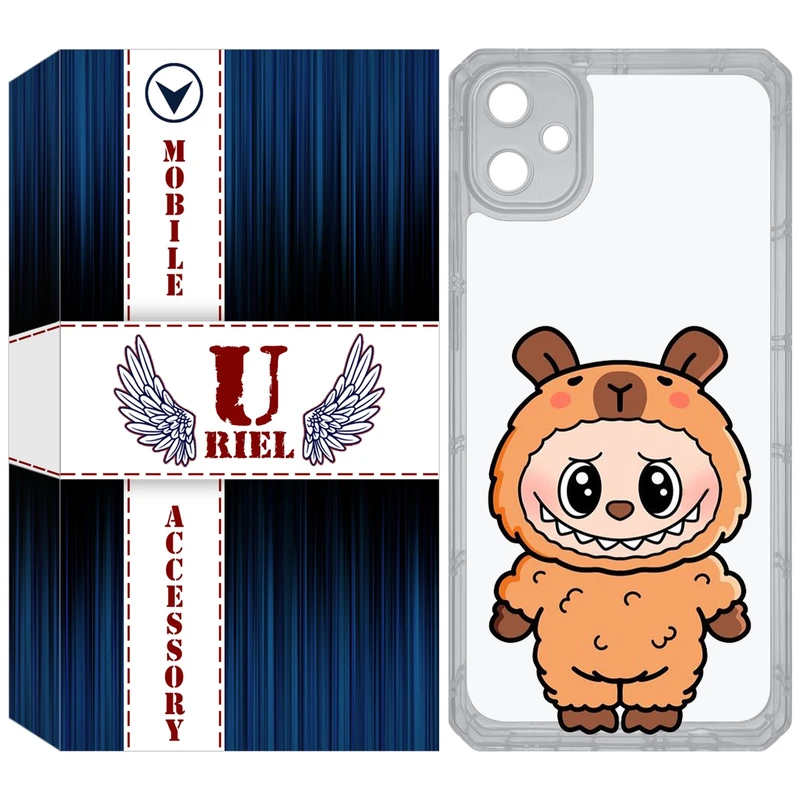 کاور یوریل مدل Clear کد 110 طرح لبوبو مناسب برای گوشی موبایل سامسونگ Galaxy A05