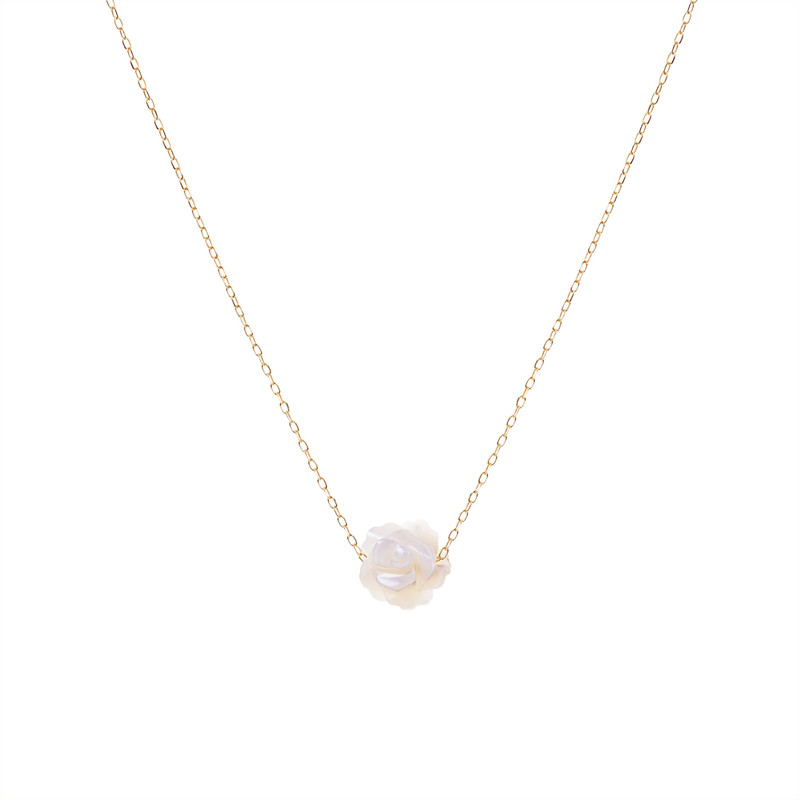 گردنبند طلا 18 عیار زنانه گالری شیدا مجد مدل رز