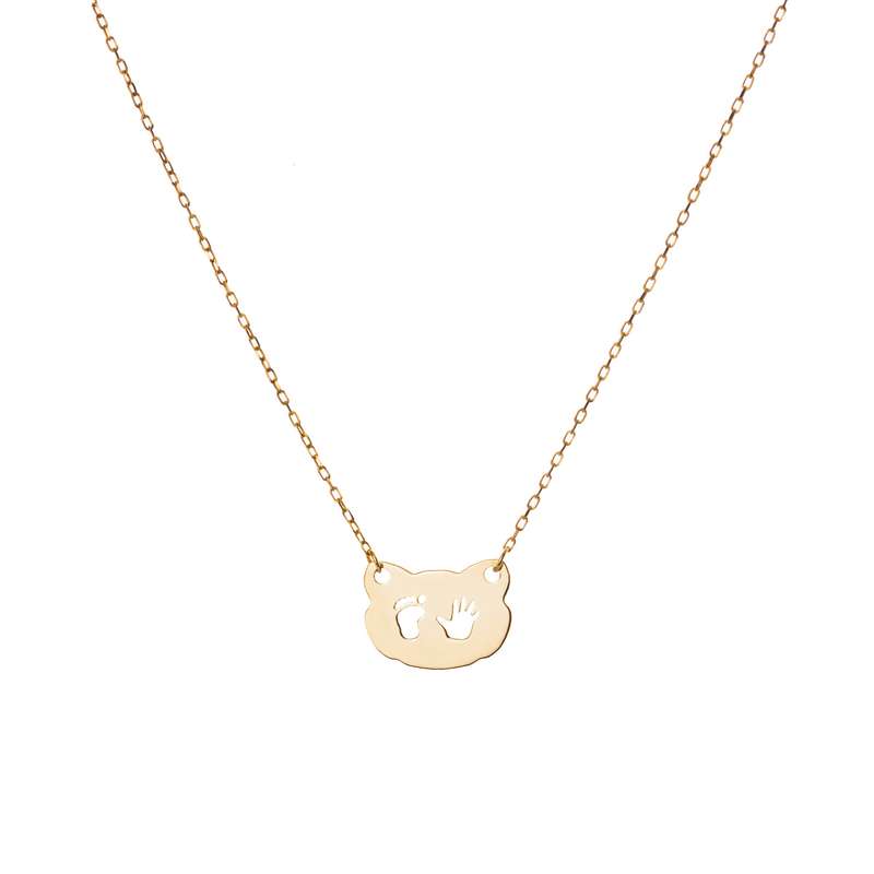 گردنبند طلا 18 عیار دخترانه گالری شیدا مجد مدل خرس دست و پا گردنبند طلا 18 عیار دخترانه گالری شیدا مجد مدل خرس دست و پا