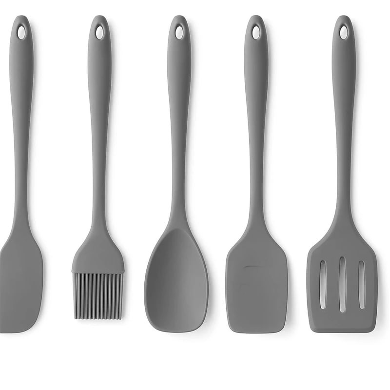 سرویس کفگیر و ملاقه 6 پارچه دبلیو اِس مدل سیلیکونی کد ۸۵