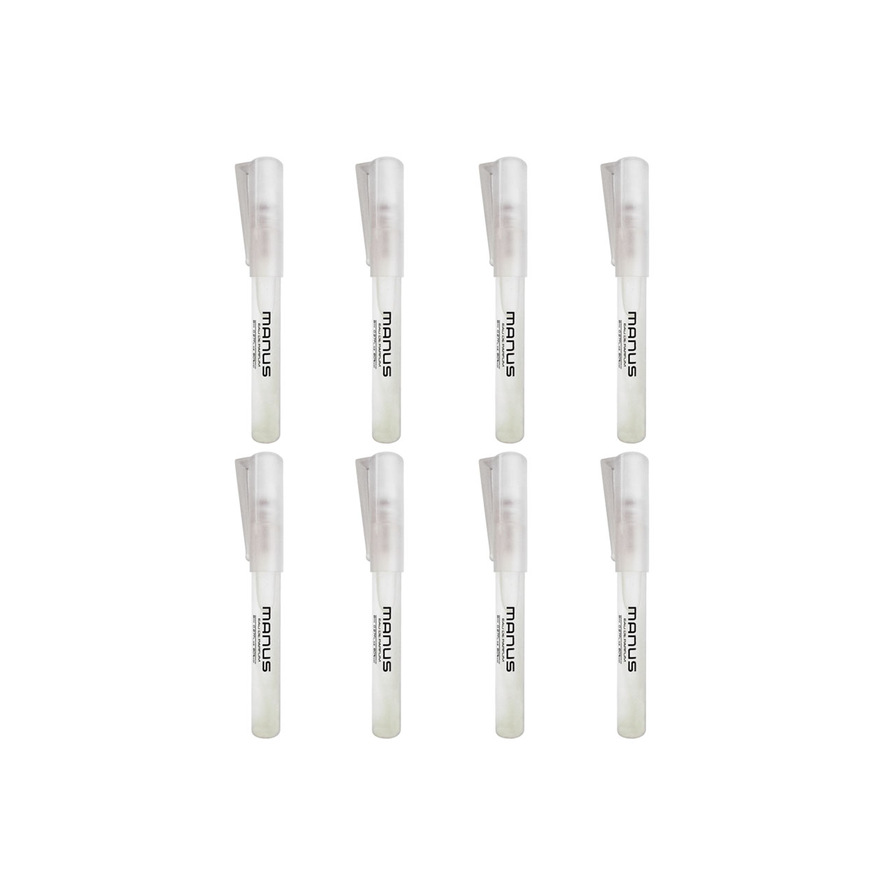عطر جیبی زنانه مانوس مدل w02 حجم 8 میلی لیتر مجموعه 8 عددی