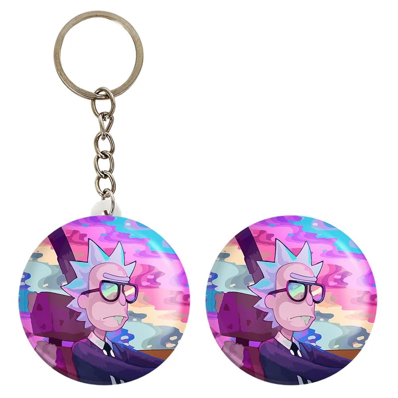 پیکسل خندالو مدل انیمیشن ریک و مورتی Rick and Mort کد 26389 به همراه جاکلیدی