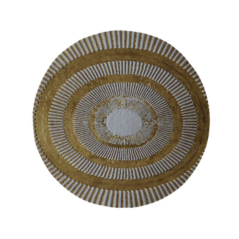 پادری مدل دایره طرح کلاسیک کد 8817 سایز 90 × 90 سانتی متر