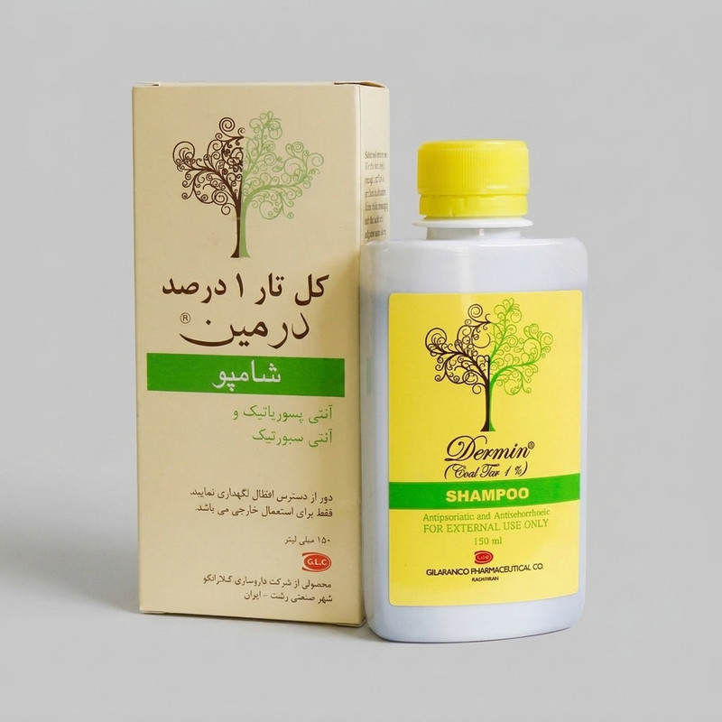 شامپو ضد شوره مو کل تار حجم 150 میلی‌لیتر، کنترل چربی و خارش، ضد التهاب و ضد قارچ، مناسب انواع مو
