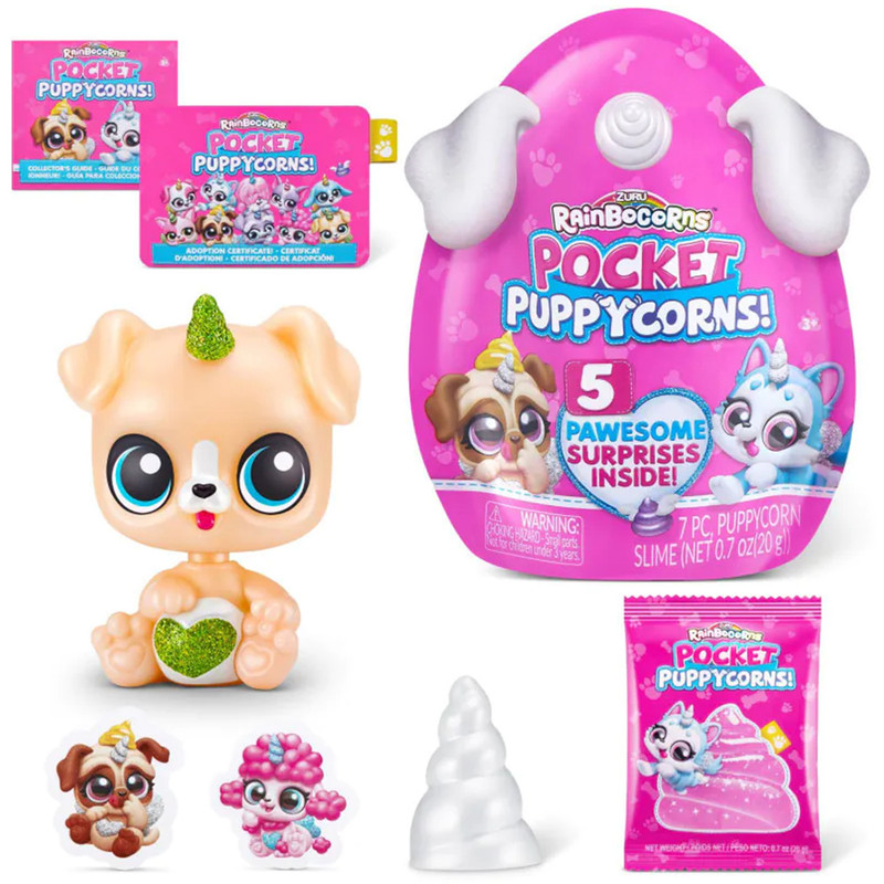 اسباب بازی شانسی زورو مدل Rainbocorns Puppycorns