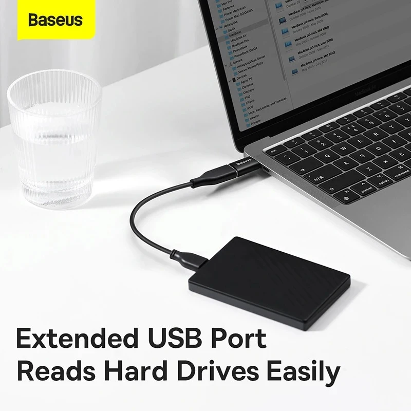 عکس شماره 4 : مبدل usb-c به usb 3.1 بیسوس مدل 10gbps-otg
