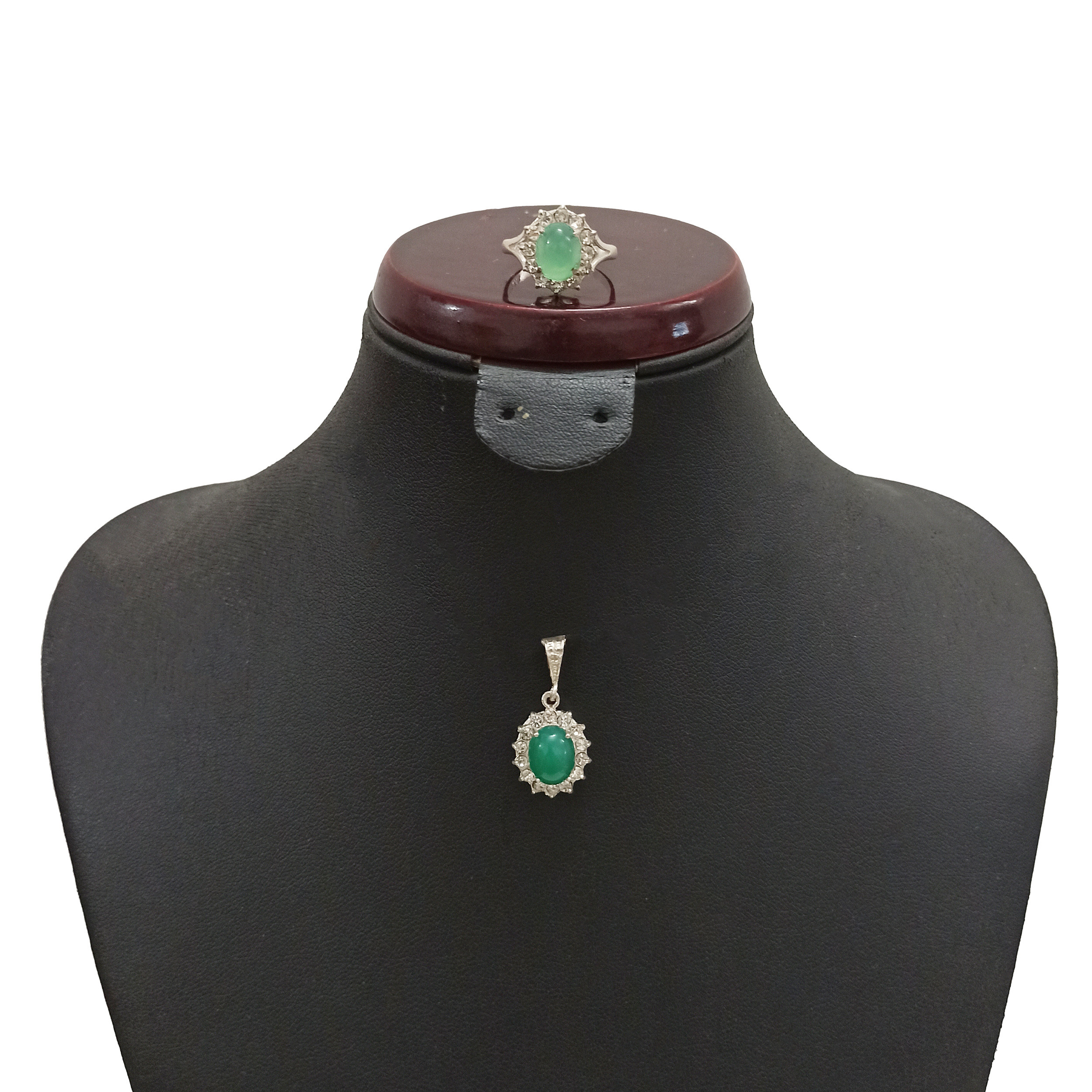 نیم ست نقره زنانه سلین کالا مدل عقیق ce-6 نیم ست نقره زنانه سلین کالا مدل عقیق ce-6