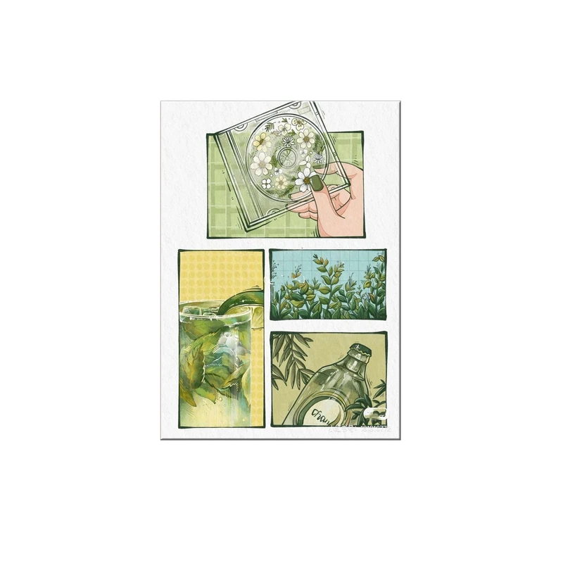 کارت پستال دیان مدل دخترانه کد 015