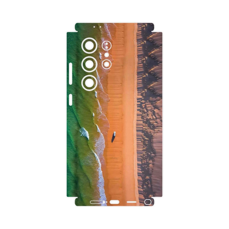 برچسب پوششی ماهوت مدل Beach and Green Sea-FullSkin مناسب برای گوشی موبایل سامسونگ Galaxy S24 Ultra