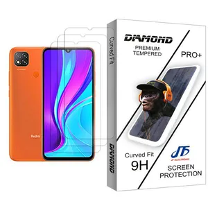 JF Diamond Glass MIX003 Screen Protector For Xiaomi Redmi 9 (India) Pack Of 3