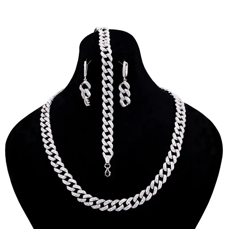 نیم ست نقره زنانه مدل GA-975
