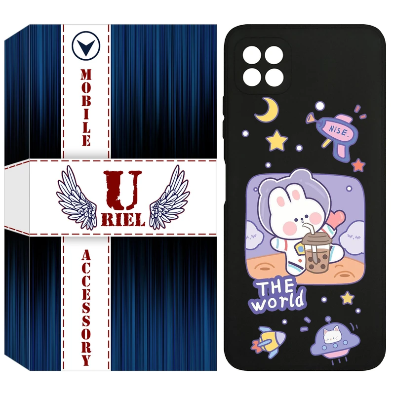 کاور یوریل مدل KSH کد 8 طرح خرگوش فضانورد مناسب برای گوشی موبایل سامسونگ Galaxy A22 5G