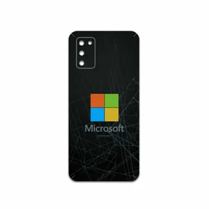 MAHOOT Microsoft-Logo Cover Sticker for Samsung Galaxy A03S