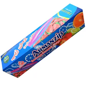  کیسه زیپ دار آرمان زیپ مدل K_18x14 بسته 40 عددی
